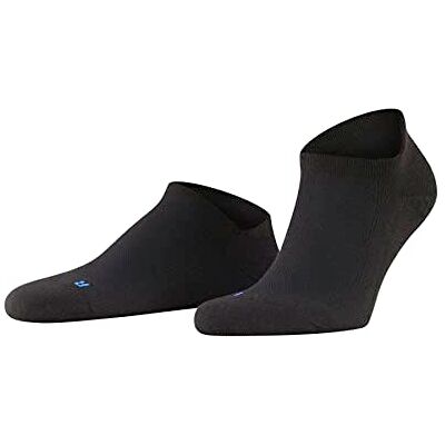 FALKE Sneaker cool kick män kvinnor unisex svart vit många andra färger förstärkta sneakerstrumpor utan motiv, andas med plyschsula och hälflik 1 par, Svart (svart 3000), 37-38 FALKE Sneaker cool kick män kvinnor unisex svart vit många andra färger förstärkta sneakerstrumpor utan motiv, andas med plyschsula och hälflik 1 par, Svart (svart 3000), 37-38
