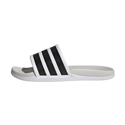 adidas unisex vuxen Adilette Comfort 2.0 Slides Sandal, Ftwr White/Core Black/Crystal White, 46 EU adidas unisex vuxen Adilette Comfort 2.0 Slides Sandal, Ftwr White/Core Black/Crystal White, 46 EU