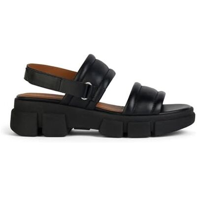 Geox Dam D LISBONA A Wedge Sandal, svart, 40 EU, svart, 40 EU Geox Dam D LISBONA A Wedge Sandal, svart, 40 EU, svart, 40 EU