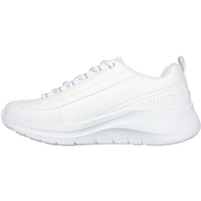 Skechers Dam Arch Fit 2.0 Star Bunden Sneaker, Vitt, 37.5 EU Skechers Dam Arch Fit 2.0 Star Bunden Sneaker, Vitt, 37.5 EU