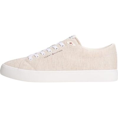 Tommy Hilfiger Herr Harlem Core Ii Chambray FM0FM05818 låg topp, vit (Ecru), 7 Tommy Hilfiger Herr Harlem Core Ii Chambray FM0FM05818 låg topp, vit (Ecru), 7