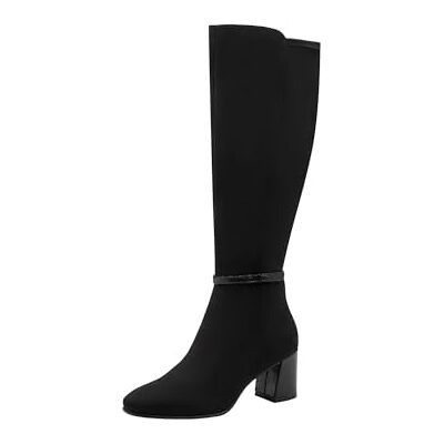Tamaris dam lång boot heel 1–25513-45 knähöga stövlar, svart comb, 41 EU, Svart kam, 41 EU Tamaris dam lång boot heel 1–25513-45 knähöga stövlar, svart comb, 41 EU, Svart kam, 41 EU