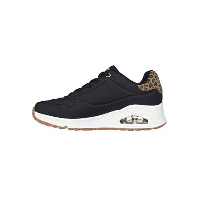 Skechers kvinnors UNO Jungle NITE sneakers, svart, 3 UK, Svart, 36 EU Skechers kvinnors UNO Jungle NITE sneakers, svart, 3 UK, Svart, 36 EU