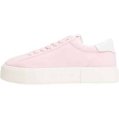 Tommy Jeans dam TJW Flatform Sneaker EN0EN02819 låg topp, rosa (Misty Pink), 4 UK, Rosa dimmig rosa, 37 EU Tommy Jeans dam TJW Flatform Sneaker EN0EN02819 låg topp, rosa (Misty Pink), 4 UK, Rosa dimmig rosa, 37 EU