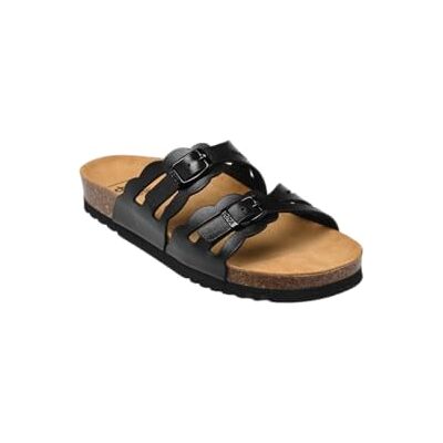 Scholl Kvinnors Jeanne Sandal, svart, 39 EU Scholl Kvinnors Jeanne Sandal, svart, 39 EU