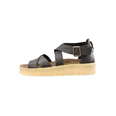 CA'SHOTT A/S Dam CASDAGMAR Cross Closed Heel Vegetable Tanned Leather Sandal, Coffee, 38 EU, kaffe, 38 EU CA'SHOTT A/S Dam CASDAGMAR Cross Closed Heel Vegetable Tanned Leather Sandal, Coffee, 38 EU, kaffe, 38 EU