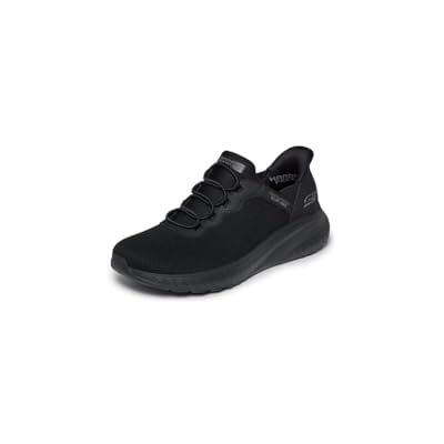 Skechers Bobs Squad Chaos-Daily Inspiration Handsfree slip-in-sneaker för kvinnor, Svart/Svart, 5.5 Wide Skechers Bobs Squad Chaos-Daily Inspiration Handsfree slip-in-sneaker för kvinnor, Svart/Svart, 5.5 Wide