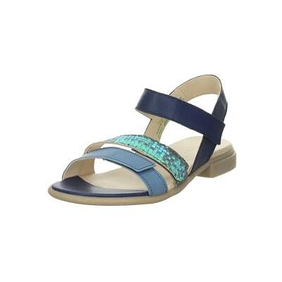 Think! Damen KAMAA chromfrei gegerbte nachhaltige Sandale, INDIGO/KOMBI 8000 Think! Damen KAMAA chromfrei gegerbte nachhaltige Sandale, INDIGO/KOMBI 8000
