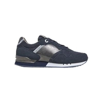 Pepe Jeans dam London Gala W sneakers, svart (blå svart), 4 UK, svart blå svart, 4 UK Pepe Jeans dam London Gala W sneakers, svart (blå svart), 4 UK, svart blå svart, 4 UK