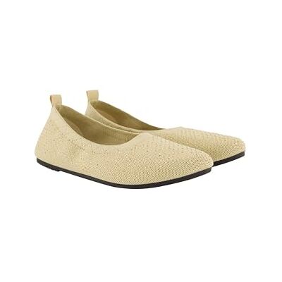 Ulla Popken damskor stickad ballerina, dekorstenar, utbytbar fotbädd, bredd H 838572, Mandel, 39 EU bred Ulla Popken damskor stickad ballerina, dekorstenar, utbytbar fotbädd, bredd H 838572, Mandel, 39 EU bred