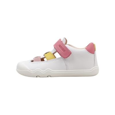 Geox Baby flicka B Steppieup Girl A sneakers, Vit Dk Pink, 20 EU Geox Baby flicka B Steppieup Girl A sneakers, Vit Dk Pink, 20 EU