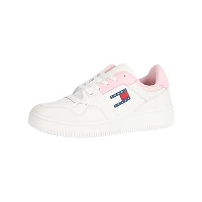 Tommy Jeans dam TJW retro korg ESS (EN0EN02505) låg-topp sneakers, rosa (Misty Pink), 3,5 UK, Rosa dimmig rosa, 36 EU Tommy Jeans dam TJW retro korg ESS (EN0EN02505) låg-topp sneakers, rosa (Misty Pink), 3,5 UK, Rosa dimmig rosa, 36 EU