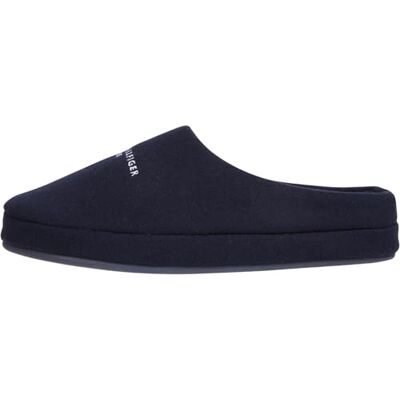 Tommy Hilfiger herr W filt hus sko FM0FM05538, blå, 9/10 UK, BLÅ, 43/44 EU Tommy Hilfiger herr W filt hus sko FM0FM05538, blå, 9/10 UK, BLÅ, 43/44 EU