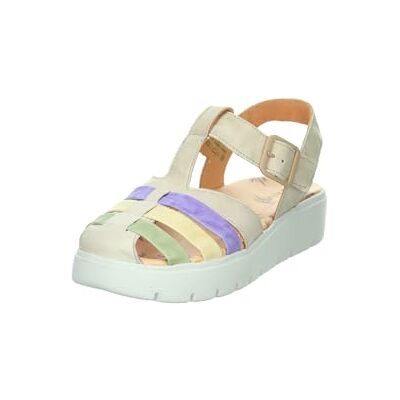 Think! Damer Sing Light läderfoder sandaler, pärla/kombi 2000, 36 EU Think! Damer Sing Light läderfoder sandaler, pärla/kombi 2000, 36 EU