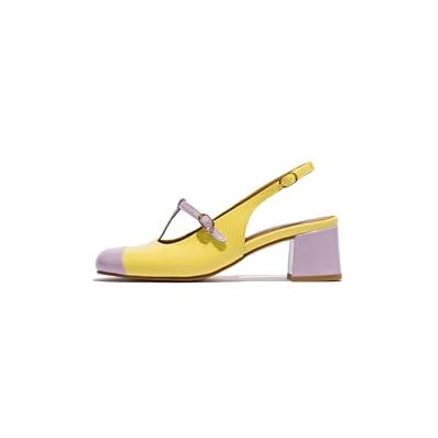 Fly London kvinnors SOLN083FLY Mary Jane, Violet/Citron, 5 UK, Violett citron, 5 UK Fly London kvinnors SOLN083FLY Mary Jane, Violet/Citron, 5 UK, Violett citron, 5 UK