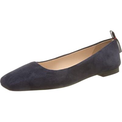 HUGO Lola ballerina-m balett för kvinnor platt, Mörkblå 401, 1 UK HUGO Lola ballerina-m balett för kvinnor platt, Mörkblå 401, 1 UK