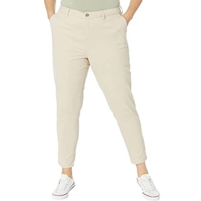 Tommy Hilfiger dam avslappnad passform Hampton Chino byxa (standard och plusstorlek), Khaki, 44 SE/Plus Tommy Hilfiger dam avslappnad passform Hampton Chino byxa (standard och plusstorlek), Khaki, 44 SE/Plus