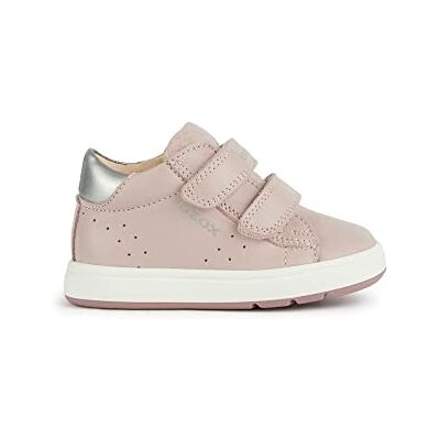 Geox Pojkar flickor B BIGLIA Girl C First Walker Shoe, gammal rosa/silver, 26 EU Geox Pojkar flickor B BIGLIA Girl C First Walker Shoe, gammal rosa/silver, 26 EU