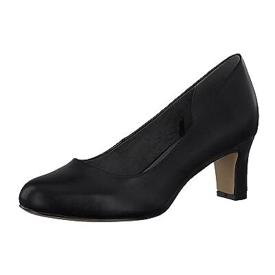 Jana Dam Softline 8-22472-41 Bekväm multibredd bekväm sko klassisk vardagsskor business enkla festliga pumps, svart, 39 EU Weit Jana Dam Softline 8-22472-41 Bekväm multibredd bekväm sko klassisk vardagsskor business enkla festliga pumps, svart, 39 EU Weit