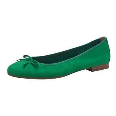 Tamaris Damer klassiska ballerinaskor, kvinnor platt, Grön, 36 EU Tamaris Damer klassiska ballerinaskor, kvinnor platt, Grön, 36 EU