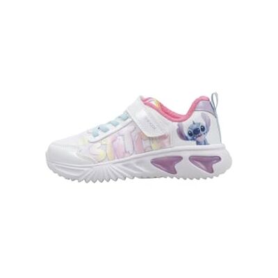 Geox J Assister Girl B sneakers, vit/flerfärgad, 25 EU Geox J Assister Girl B sneakers, vit/flerfärgad, 25 EU
