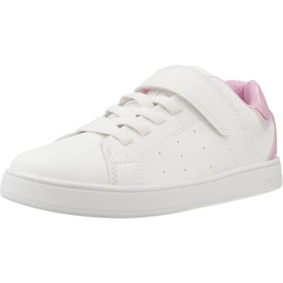 Geox J ECLYPER Girl A sneakers, vit/rosa, 34 EU Geox J ECLYPER Girl A sneakers, vit/rosa, 34 EU