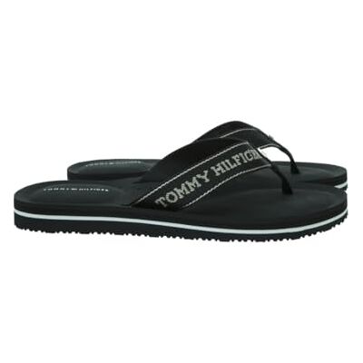 Tommy Hilfiger dam sport medium bröllop sommar sandal FW0FW08856 flip flops, svart (svart), 7, Svart, 41 EU Tommy Hilfiger dam sport medium bröllop sommar sandal FW0FW08856 flip flops, svart (svart), 7, Svart, 41 EU