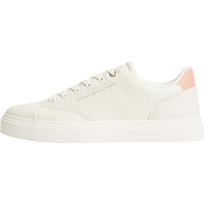 Tommy Hilfiger Kvinnor Th Feminin Koppsula Läder FW0FW09105 Låg topp, Rosa, 2,5 Tommy Hilfiger Kvinnor Th Feminin Koppsula Läder FW0FW09105 Låg topp, Rosa, 2,5