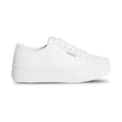 Calvin jeans dam Vulc Flatform LTH Yw0yw01886 låg topp, Vit ljusvit, 39.5 EU Calvin jeans dam Vulc Flatform LTH Yw0yw01886 låg topp, Vit ljusvit, 39.5 EU