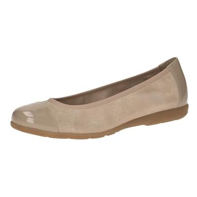 CAPRICE dam 9-22152-42 ballerina, Sand Comb, 37 EU CAPRICE dam 9-22152-42 ballerina, Sand Comb, 37 EU