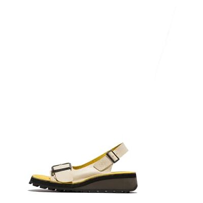 Fly London kvinnors HILU55FLY Sandal, Panna/Gul, 4 UK, Panna gul, 37 EU Fly London kvinnors HILU55FLY Sandal, Panna/Gul, 4 UK, Panna gul, 37 EU