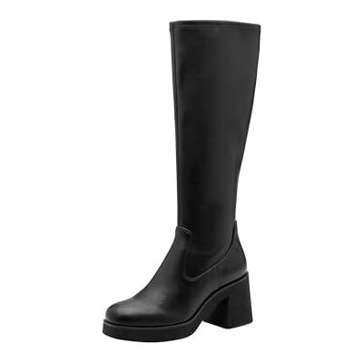 Tamaris dam lång boot heel 1–25526-45 knähöga stövlar, svart, 37 EU, svart, 37 EU Tamaris dam lång boot heel 1–25526-45 knähöga stövlar, svart, 37 EU, svart, 37 EU
