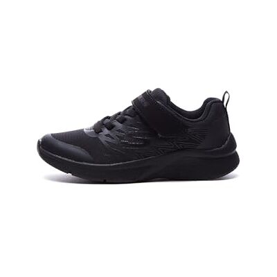 Skechers Jungen Microspec Texlor Sneaker, Svart textiltrim, 10.5 UK Skechers Jungen Microspec Texlor Sneaker, Svart textiltrim, 10.5 UK