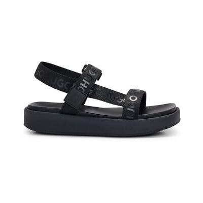 HUGO Emma_StrapSandal_WB, Black1, 35 EU HUGO Emma_StrapSandal_WB, Black1, 35 EU