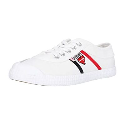 Kawasaki Unisex hjärta canvas sko sneakers, 1002 vit, 41 EU Kawasaki Unisex hjärta canvas sko sneakers, 1002 vit, 41 EU