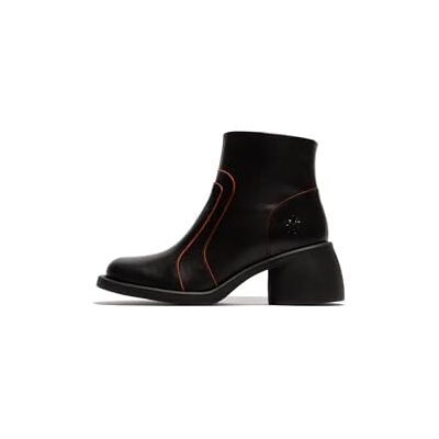 Fly London HEWI304FLY, Fashion Boot dam, svart/röd, 36 EU, Svart, röd, 36 EU Fly London HEWI304FLY, Fashion Boot dam, svart/röd, 36 EU, Svart, röd, 36 EU