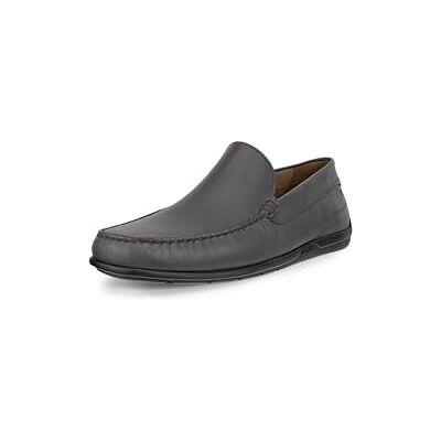 ECCO Men's Classic Moc 2.0 Driving Style Loafer, Steel, 10-10.5 ECCO Men's Classic Moc 2.0 Driving Style Loafer, Steel, 10-10.5