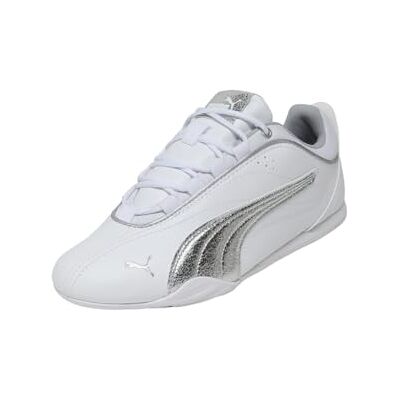 PUMA Kvinnors fånga Sun Metallic Whisper Basket, White Silver, 36 EU, Vit silver, 36 EU PUMA Kvinnors fånga Sun Metallic Whisper Basket, White Silver, 36 EU, Vit silver, 36 EU