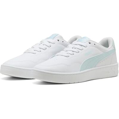 PUMA Court Lally Sneaker för kvinnor, vitt havsglas, 36 EU PUMA Court Lally Sneaker för kvinnor, vitt havsglas, 36 EU