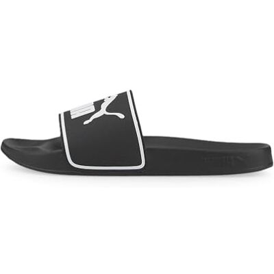 PUMA Unisex Leadcat 2.0 Slide Sandal, svart Vit, 47 EU PUMA Unisex Leadcat 2.0 Slide Sandal, svart Vit, 47 EU