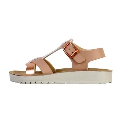 Geox Sandal Costarei Gi Flicka, Lt Rose Gold, 34 EU Geox Sandal Costarei Gi Flicka, Lt Rose Gold, 34 EU