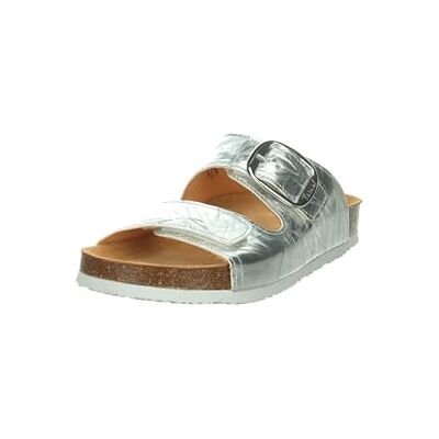 Think! Dam CRISSI läderfoder tofflor, silver 9030, 42 EU Think! Dam CRISSI läderfoder tofflor, silver 9030, 42 EU