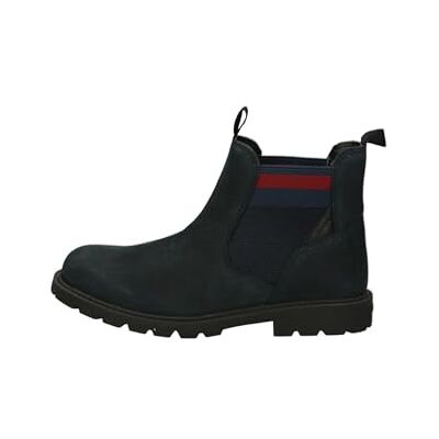 Geox Herr J Shaylax Boy Ankle Boot, Marinblå röd, 37 EU Geox Herr J Shaylax Boy Ankle Boot, Marinblå röd, 37 EU