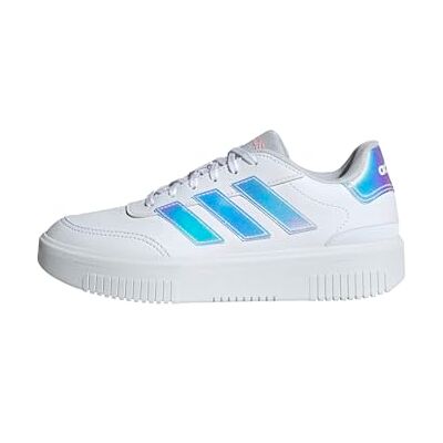 ADIDAS - COURTBLOCK BOLD - Cloud White - Syntetisk - Shoes ADIDAS - COURTBLOCK BOLD - Cloud White - Syntetisk - Shoes