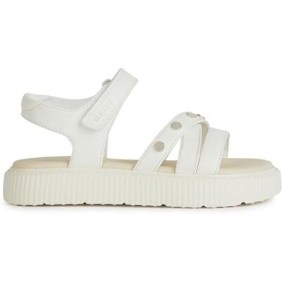Geox J KODETTE Gir sandal, vit, Vit, 36 EU Geox J KODETTE Gir sandal, vit, Vit, 36 EU