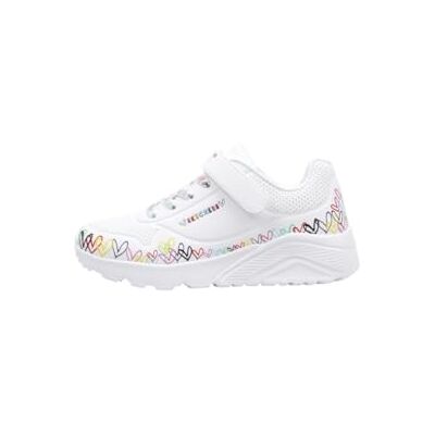 Skechers Uno Lite Sneaker för flickor, Vitt, 13.5 UK Child Skechers Uno Lite Sneaker för flickor, Vitt, 13.5 UK Child