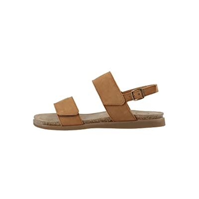 CA'SHOTT A/S Dam Casalice Kardborreband nubuck platt sandal, brandy, 40 EU, Brandy, 40 EU CA'SHOTT A/S Dam Casalice Kardborreband nubuck platt sandal, brandy, 40 EU, Brandy, 40 EU