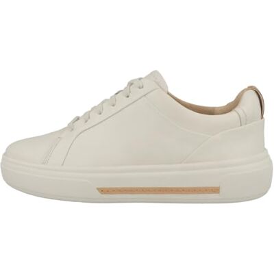 Clarks Hollyhock Walk Womens Off White Lea, 7.5 Clarks Hollyhock Walk Womens Off White Lea, 7.5