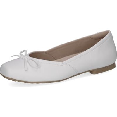 CAPRICE Damer 9-22109-46 ballerinaskor, vit SOFTNAP, 38 EU CAPRICE Damer 9-22109-46 ballerinaskor, vit SOFTNAP, 38 EU