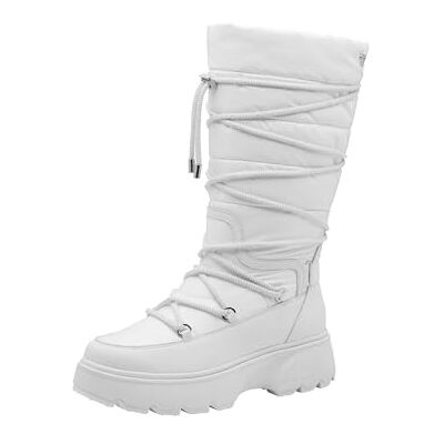 Tamaris dam WL Long Boot 1–26615-45 snöstövlar, vit, 40 EU, Vit, 40 EU Tamaris dam WL Long Boot 1–26615-45 snöstövlar, vit, 40 EU, Vit, 40 EU